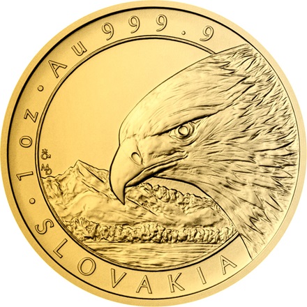 Gold Münzset - Tschechischer Löwe 1 oz & Adler 1 oz - 2022