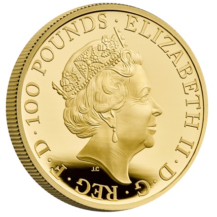 Gold The Queen's Beasts - Completer Coin - 1 oz PP - 2021