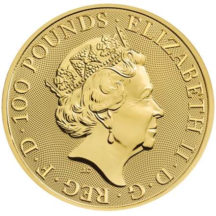 Gold The Queen's Beasts - Completer Coin - 1 oz - 2021
