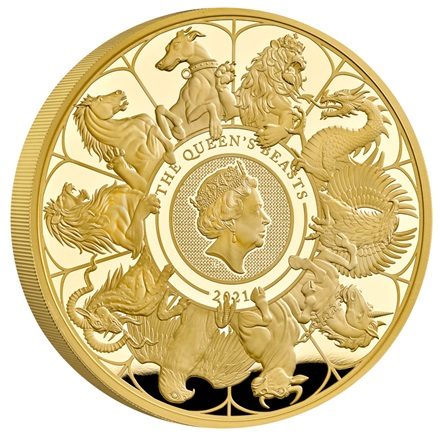 Gold The Queen's Beasts - Completer Coin - 1 oz PP - 2021