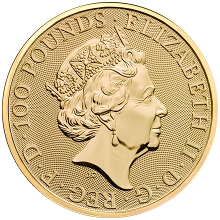 Gold The Yale of Beaufort 1 oz - The Queen's Beasts 2019