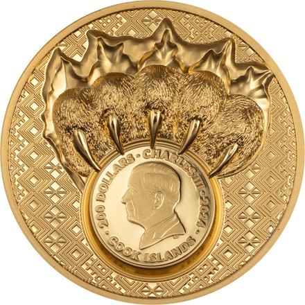 Gold King of the North - Polar Bear 1 oz PP - Ultra High Relief 2024