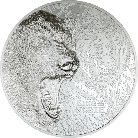 Silber Münzsatz 2 x 1000 g King of the North & South PP - Ultra High Relief