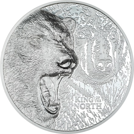Silber King of the North - Polar Bear 3 oz PP - Ultra High Relief 2024