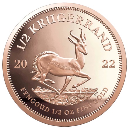 Gold Krugerrand - 5 Coin - Fractional-Set PP 2022