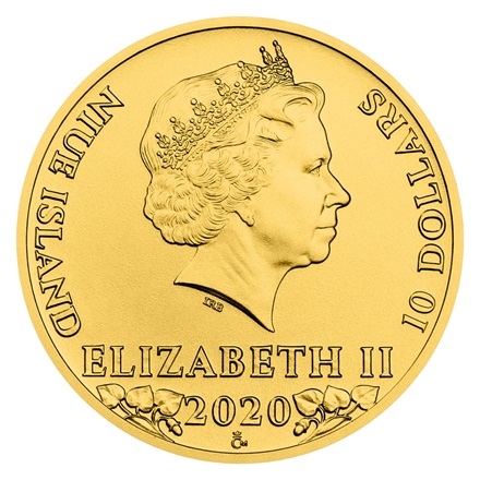 Gold Tschechischer Löwe 1/4 oz - partial proof - 2020