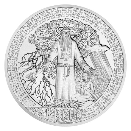 Silber 5 oz Alte Götter - Perun 