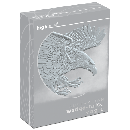 Silber Wedge Tailed Eagle 1 oz PP - High Relief 2020