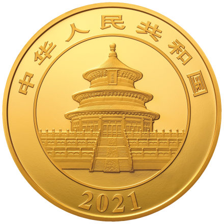 Gold China Panda 100 g PP - 2021