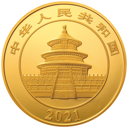 Gold China Panda 150 g PP - 2021