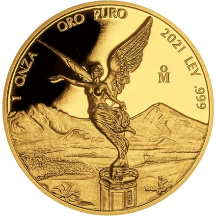 Gold Mexiko Libertad - 5 Werte Set - PP 2021