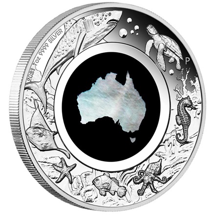 Silber Perlmutt - Great Southern Land 1 oz PP - 2021
