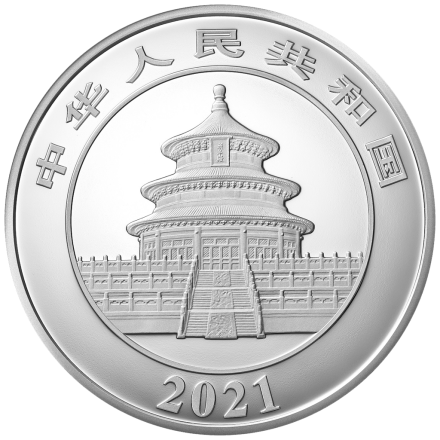 Silber China Panda 1 kg PP - 2021