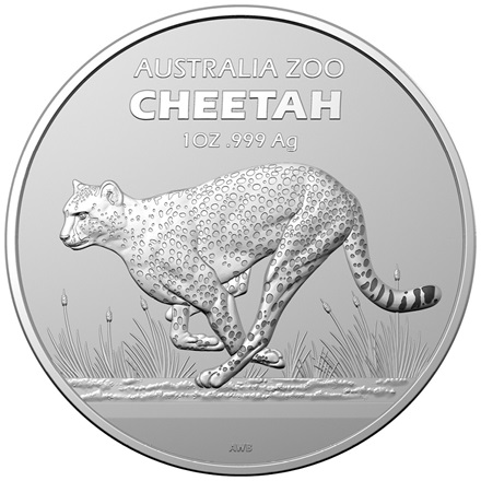 Silber Gepard - Australia Zoo - 1 oz - RAM 
