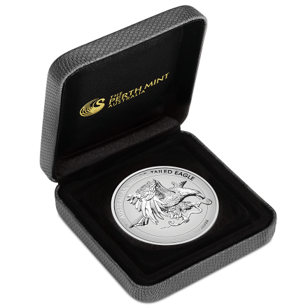 Silber Wedge Tailed Eagle 5 oz RP - High Relief 2021
