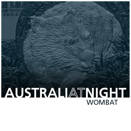 Silber Wombat 1 oz Black Proof - 2021