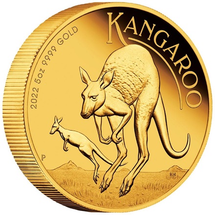 Gold Känguru 5 oz PP - 2022