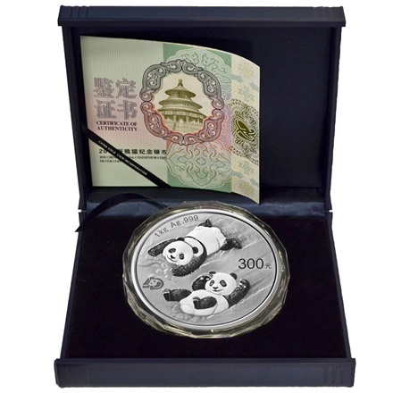 Silber China Panda 1 kg - 40. Jubiläum - PP - 2022