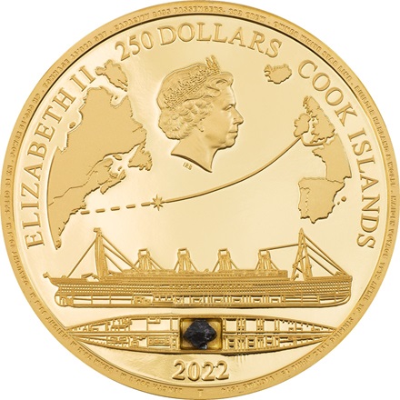 Gold Titanic 1 oz PP - High Relief inkl. Relikt 2022