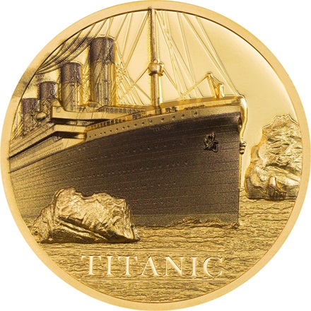Gold Titanic 1 oz PP - High Relief inkl. Relikt 2022