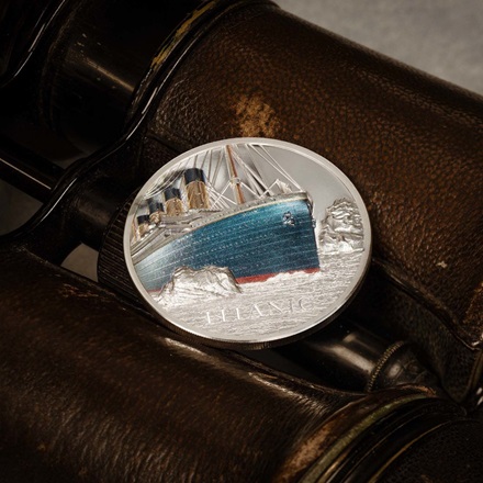 Silber Titanic 1 oz PP - High Relief inkl. Relikt 2022