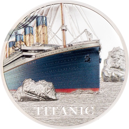 Silber Titanic 3 oz PP - High Relief inkl. Relikt 2022