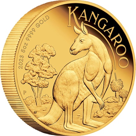 Gold Känguru 5 oz PP - 2023