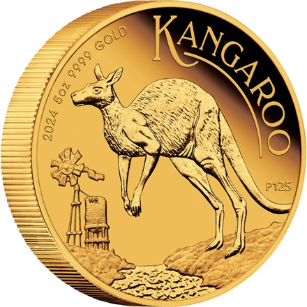 Gold Känguru 5 oz PP - 2024