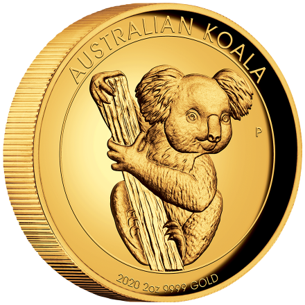 Gold Koala 2 oz PP - High Relief 2020