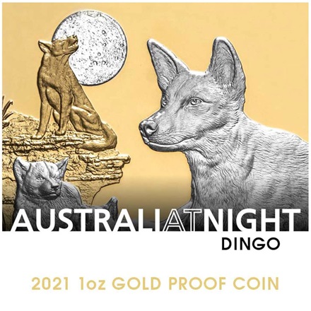 Gold Dingo 1 oz - PP 2021 - platinbeschichtet