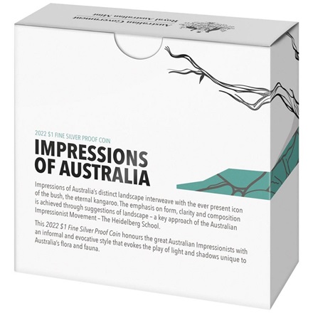 Silber Känguru - Impressions of Australia - 1 oz PP - RAM 2022