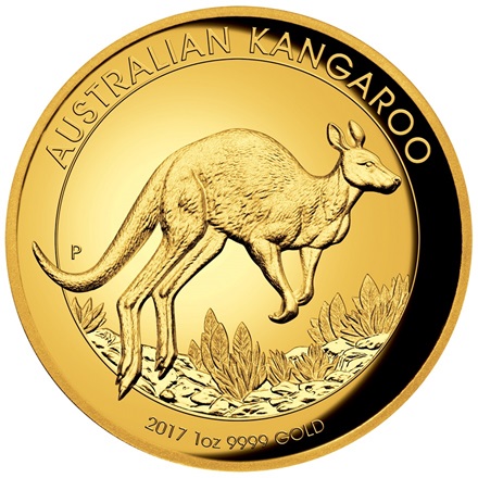 Gold Känguru - 1 oz PP High Relief - 2017