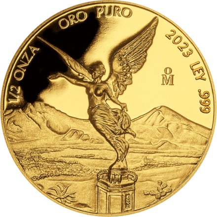 Gold Mexiko Libertad - 5 Werte Set - PP 2023
