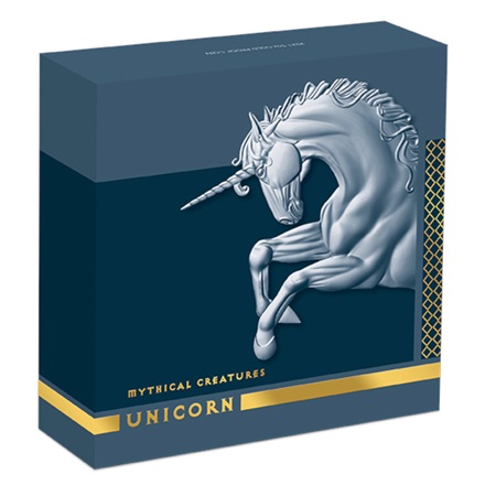 Gold Unicorn - Mythical Creatures - 5 oz PP - 1. Ausgabe