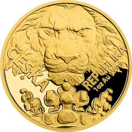 Gold Tschechischer Löwe 1 oz - PP - 2023 (inkl. Etui und COA)