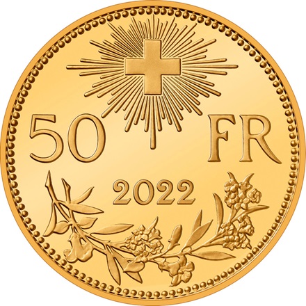 Gold Vreneli - 100 Jahre Jubiläum - 50 Franken PP