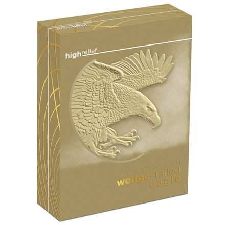 Gold Wedge Tailed Eagle 2 oz PP - High Relief 2020