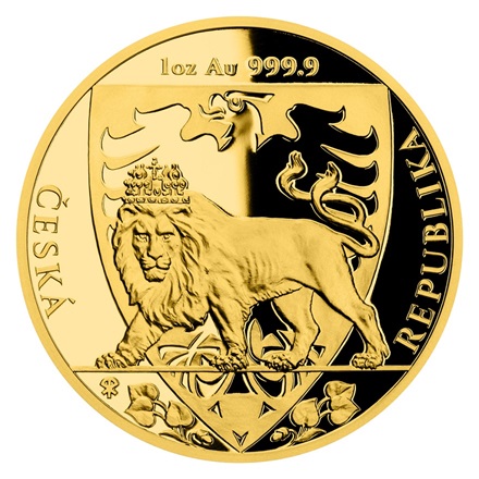 Gold Tschechischer Löwe 1 oz - PP - 2020