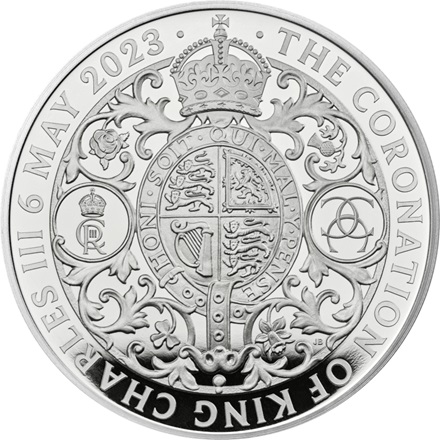 Silber King Charles III - Krönung 1 oz PP - The Royal Mint 2023