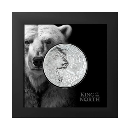 Silber King of the North - Polar Bear 3 oz PP - Ultra High Relief 2024