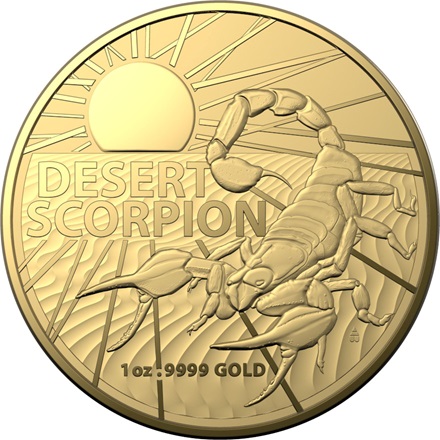Gold Australia´s Most Dangerous 1 oz - Desert Scorpion 2022 