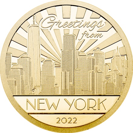 Gold Big City Lights - New York 0,5 g