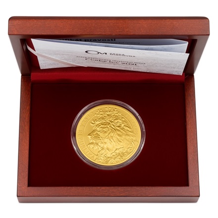 Gold Tschechischer Löwe 5 oz - 2021