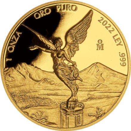 Gold Mexiko Libertad - 5 Werte Set - PP 2022