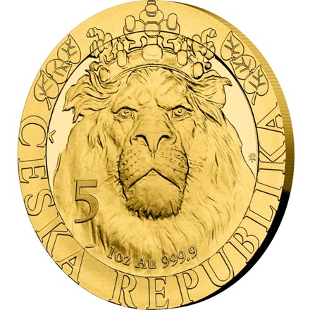 Gold Tschechischer Löwe 1 oz PP - Jubiläum - 2022