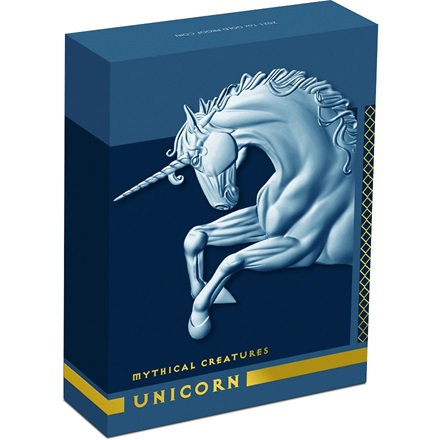 Gold Unicorn - Mythical Creatures - 1 oz PP - 1. Ausgabe