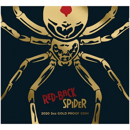 Gold Deadly & Dangerous - Red Back Spider 5 oz PP 