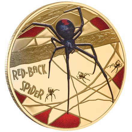 Gold Deadly & Dangerous - Red Back Spider 5 oz PP 