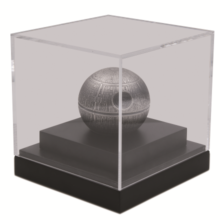 Silber STAR WARS Todesstern - 3D Rundprägung 1000 g Antik Finish 