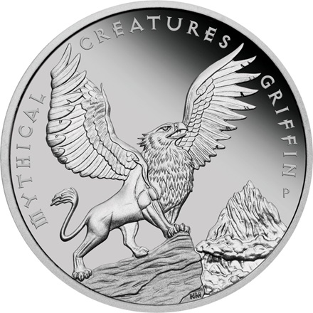 Platin Griffin - Mythical Creatures - 1 oz PP